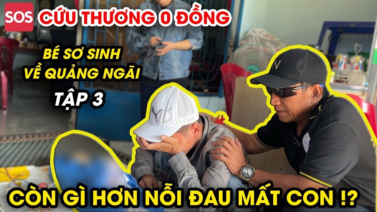 Đau lòng hình ảnh người cha khóc nghẹn bên bé Thiên Ánh, còn nỗi đau nào hơn...| Cứu thương 0đ