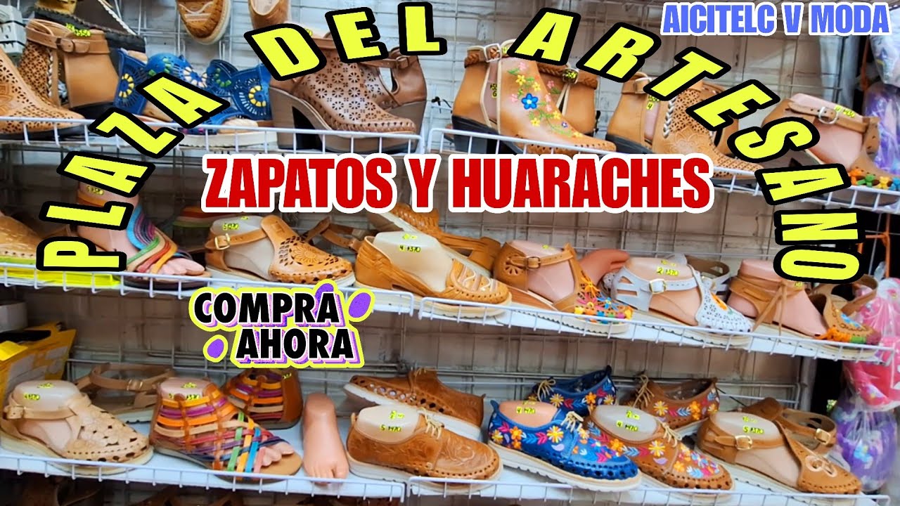 PLAZA DEL ARTESANO ZAPATOS Y HUARACHES PIEL VACUNO SUELA DE LLANTA DAMA CABALLERO NIÑ@S BUEN PRECIO