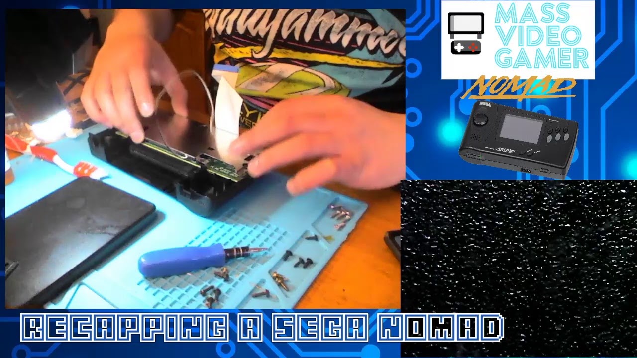 Recapping a Sega Nomad