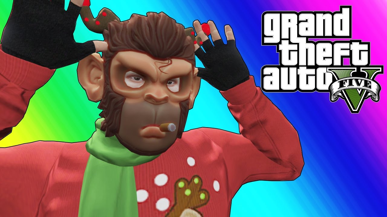 GTA 5 Online Funny Moments - EPIC Snowball Fights!
