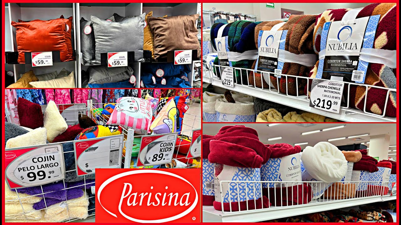 COJINES, MANTELES, EDREDONES, SÁBANAS, ETC., EN PARISINA ❤️