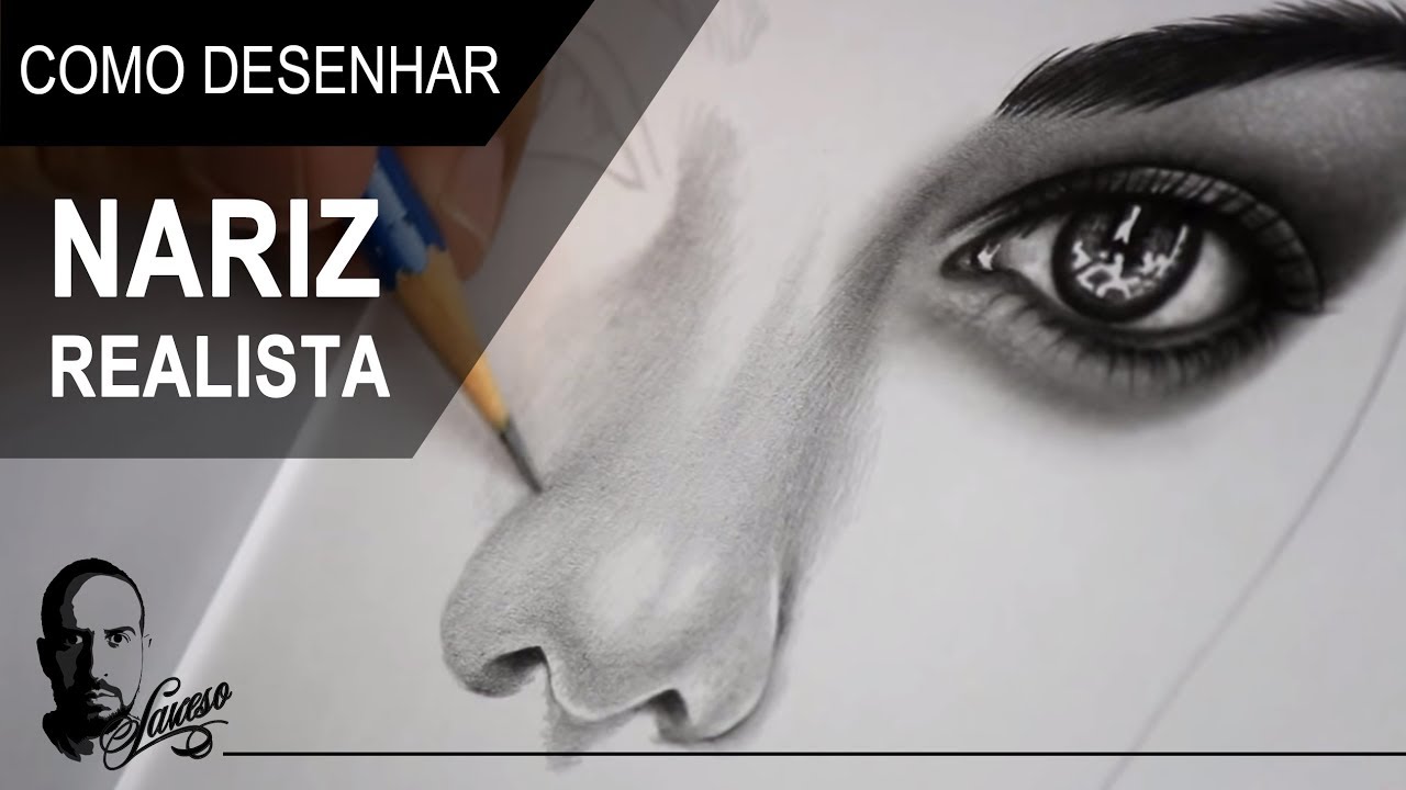 Como desenhar um nariz realista #2 Charles Laveso