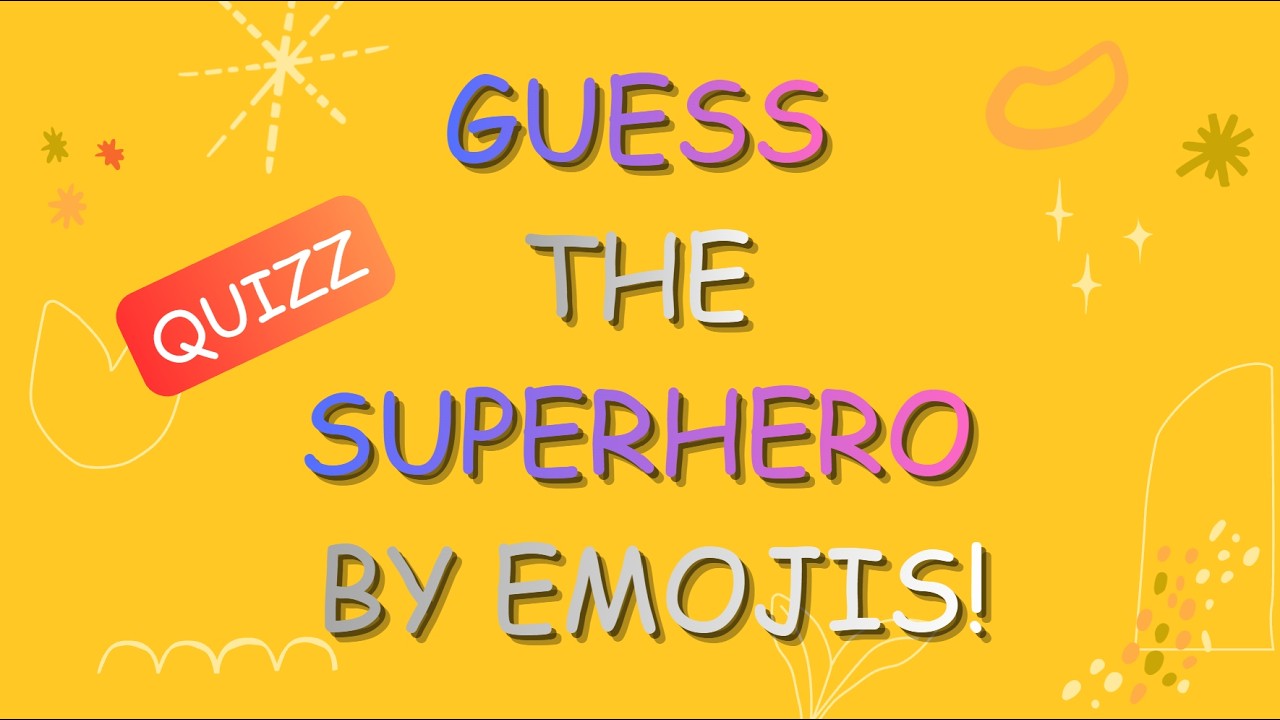Guess the Superhero by Emojis! 🦸‍♂️ how much you score !! Fun Quiz Challenge.!