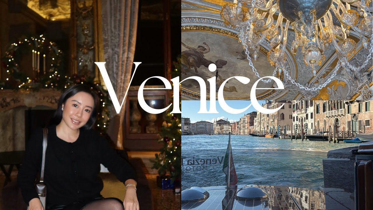 my very first vlog: starting 2025 in Venice, Italy | Aman Venice Hotel Experience