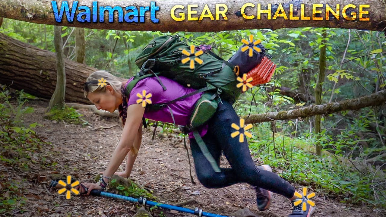 Solo Backpacking With 100% WALMART Budget Gear (No Online Shopping)