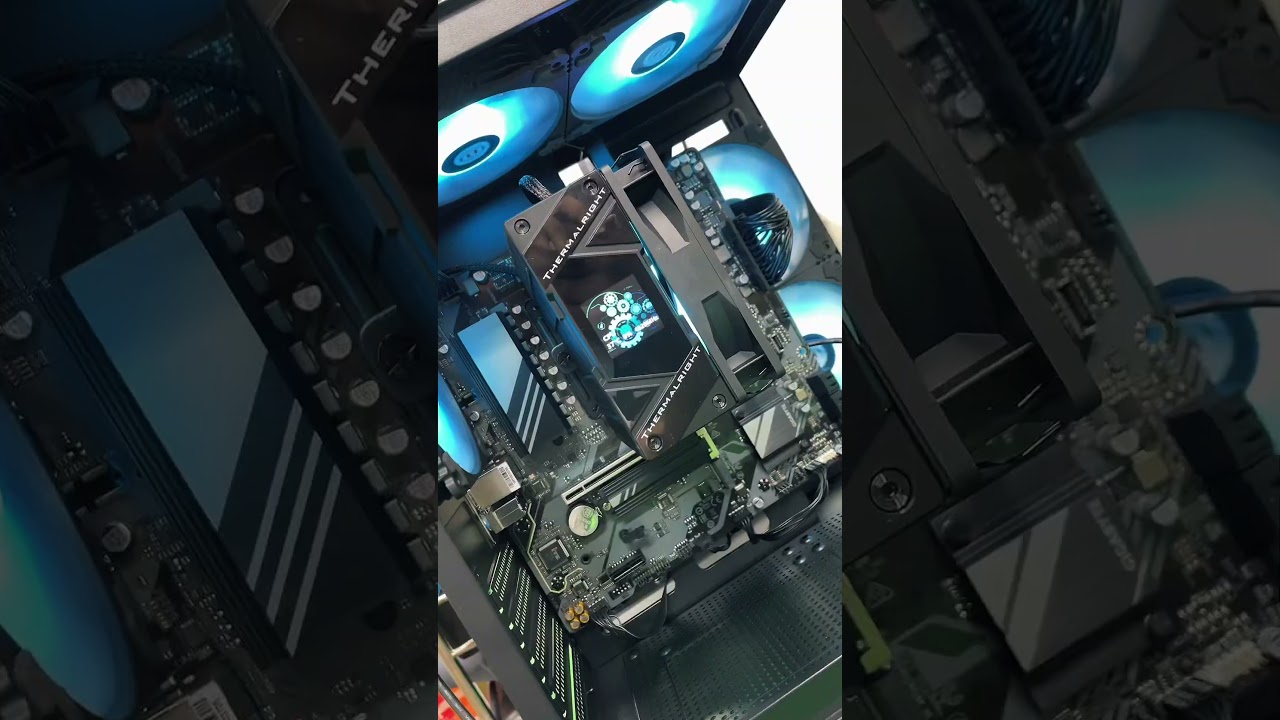 Thermalright Assassin Spirit 120 Vision BLACK ARGB #technoidbd #pcbuild  #freemusic #thermalright