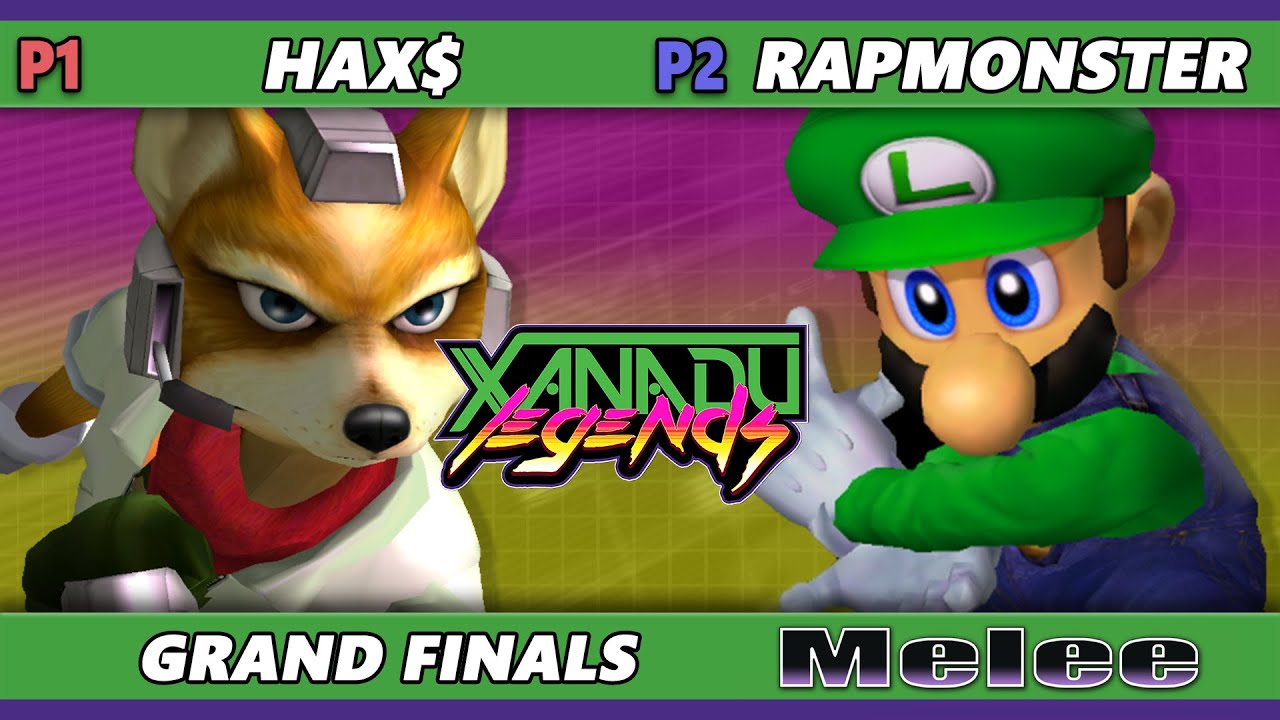Xanadu Legends GRAND FINALS - RapM (Luigi) Vs. Hax$ [L] (Fox) Smash Melee - SSBM