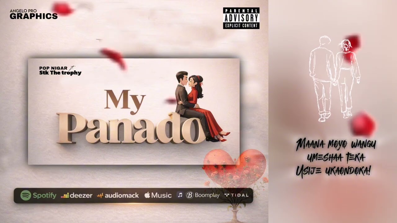 Pop nigar ft stk the trophy  my panado (official lyrics video)