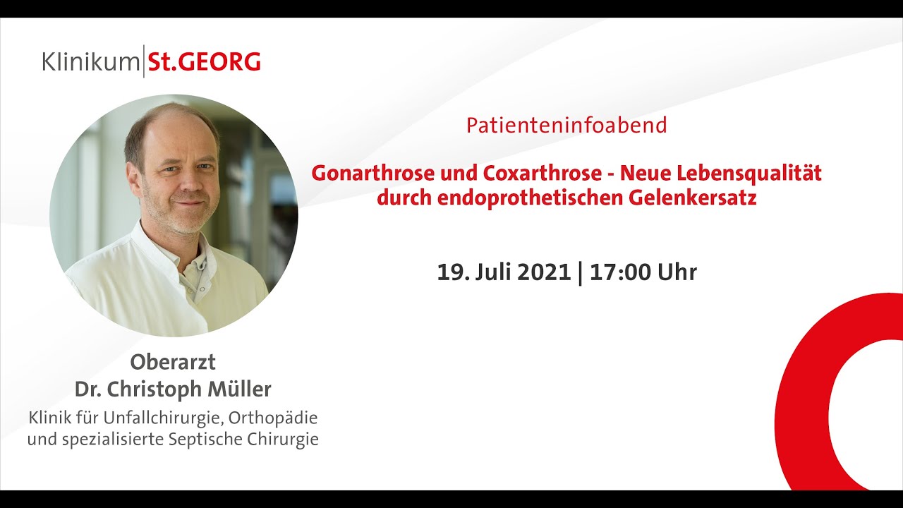 Gonarthrose und Coxarthrose - neue Lebensqualität durch endoprothetischen Gelenkersatz