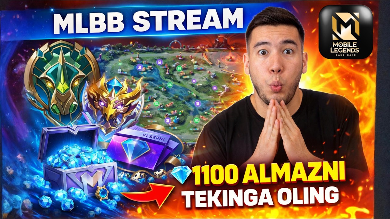 🔴 MLBB LIVE | MYFIK SOLLO RUNK UP |  1100 ALMAZ VA PROPUSK BUGUN PVP STRIMDA