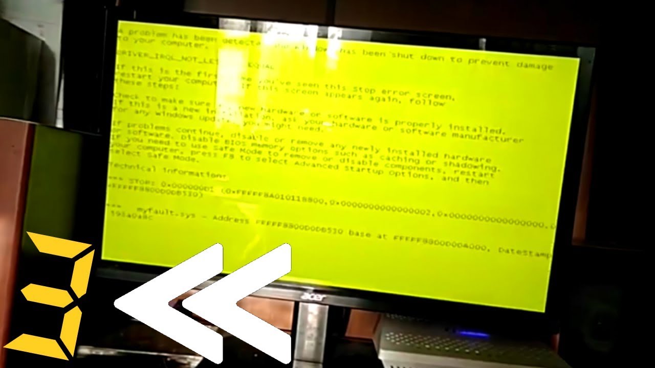 Funny BSOD Compilation 3 in Reverse