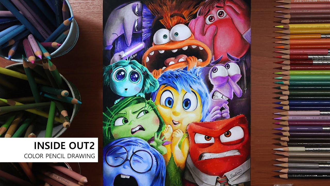 INSIDE OUT2 colored pencil drawing - Freedraw