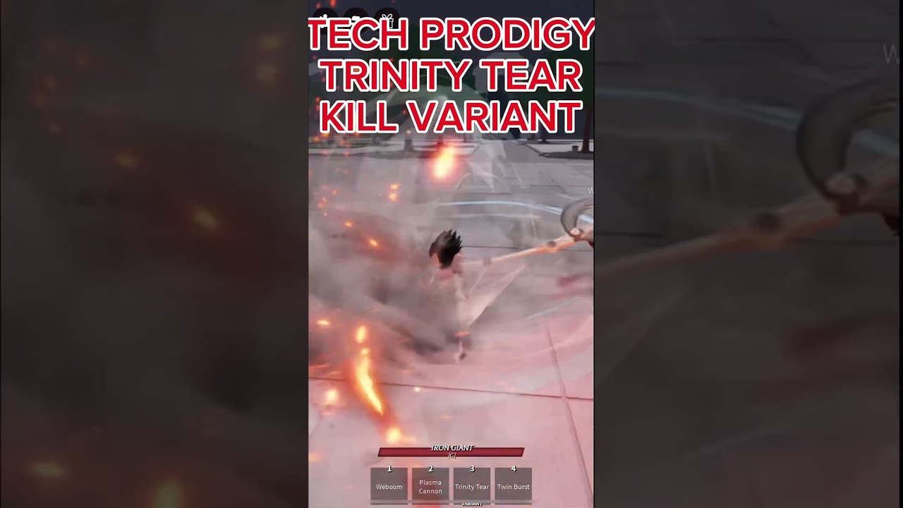 TECH PRODIGY Tactical Storm Kill Variant #shorts #tsb #newupdate #thestrongestbattlegrounds