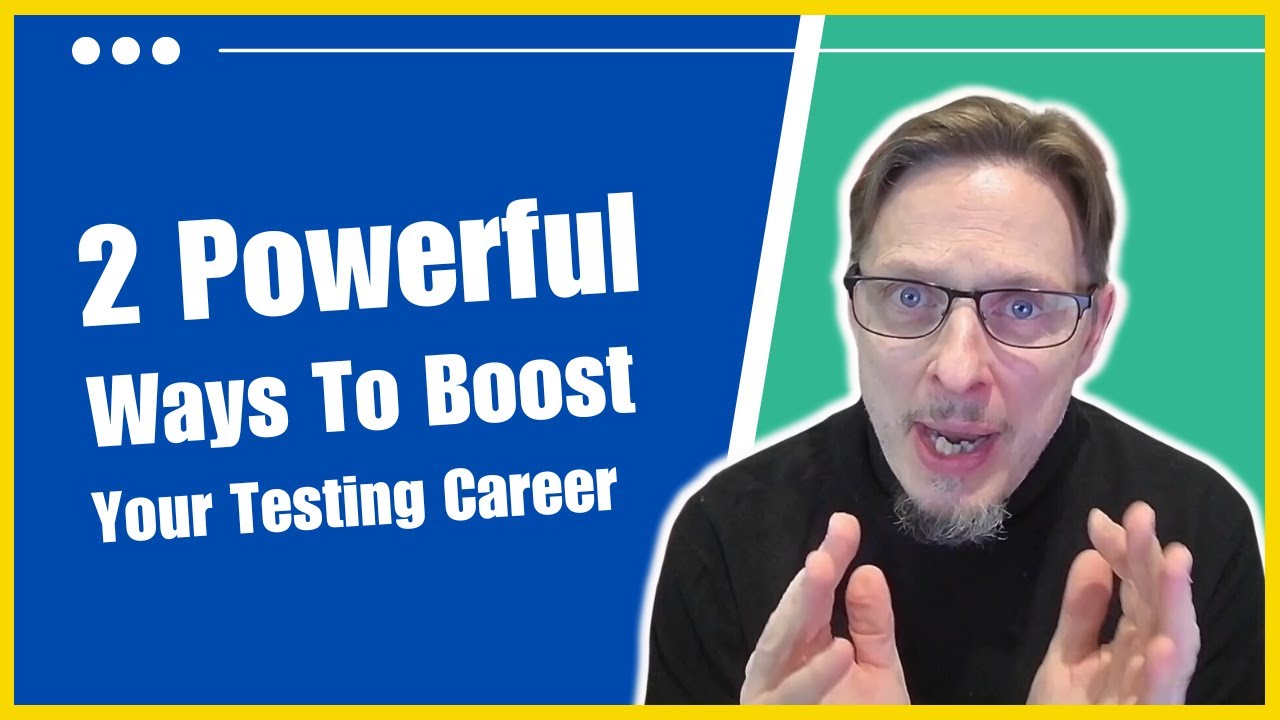 Two Powerful Ways To Boost Your Testing Career | Serenity Dojo TV