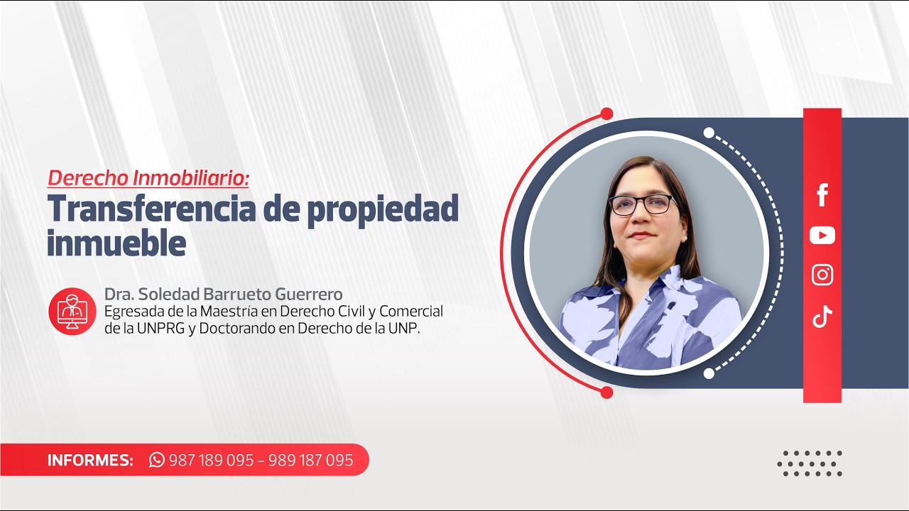 Transferencia de Propiedad Inmueble | Soledad Barrueto Guerrero
