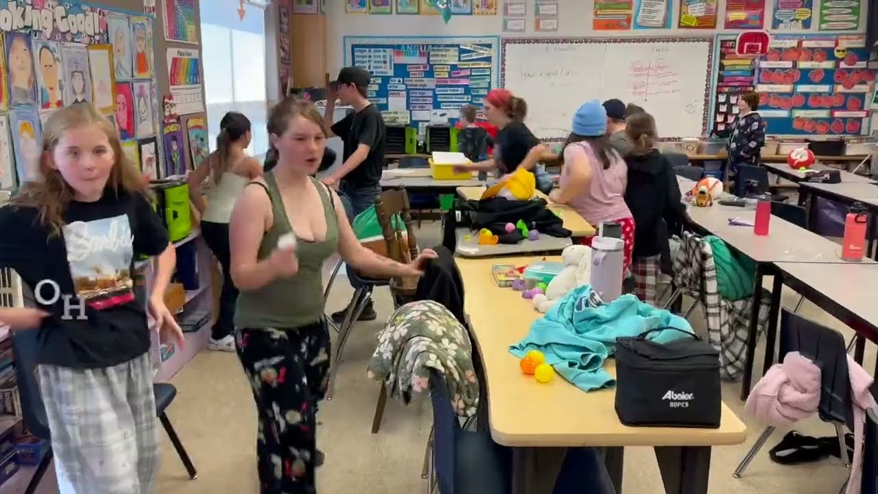 Pyjama Day and Egg Hunt