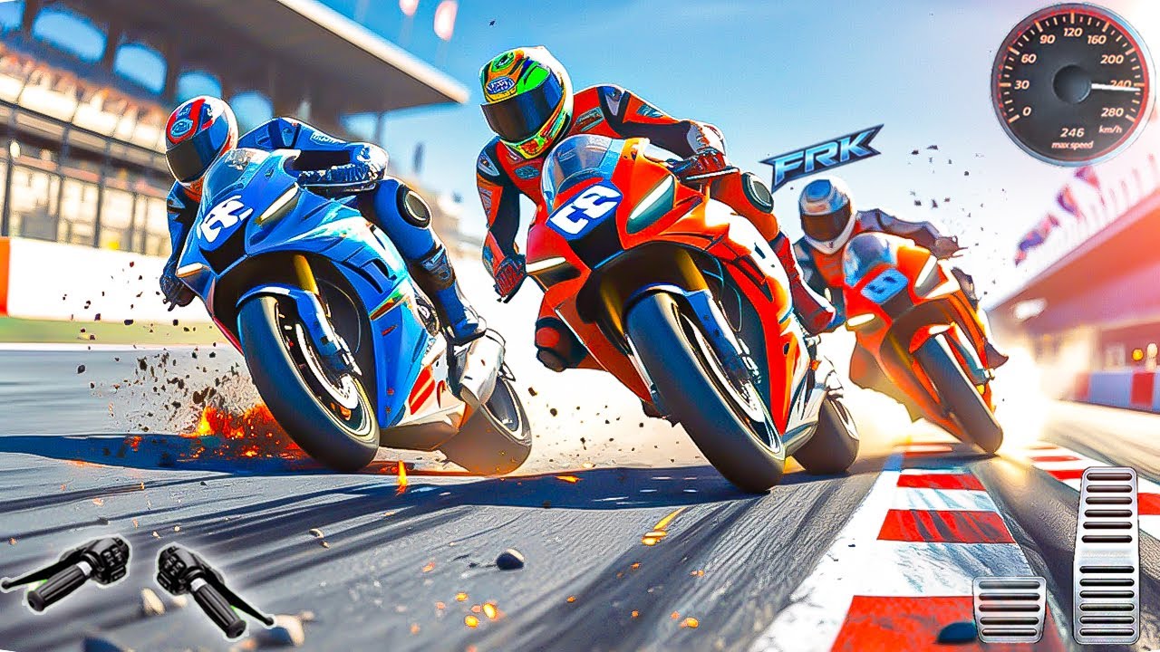Fast Bike Racing Gameplay Insane Bike Racing Gameplay Android | Mega Ramp Motorcycle Race