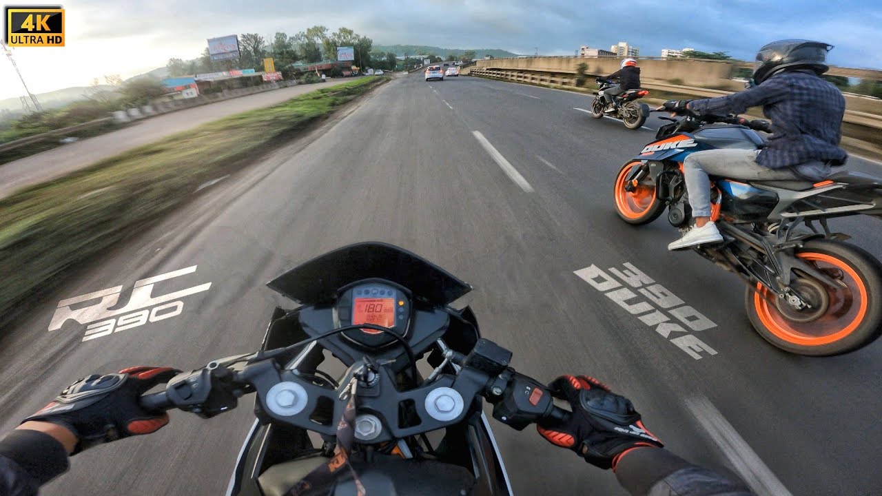 Rc 390 Bs3 Crazy Ride ⚡ Full Throttle On Highway 💀 Rc 390 Bs3 Power Test 🔥 #motovlog 
