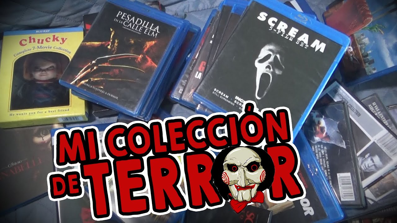 Mi COLECCIÓN de PELÍCULAS de TERROR en Blu-ray y DVD
