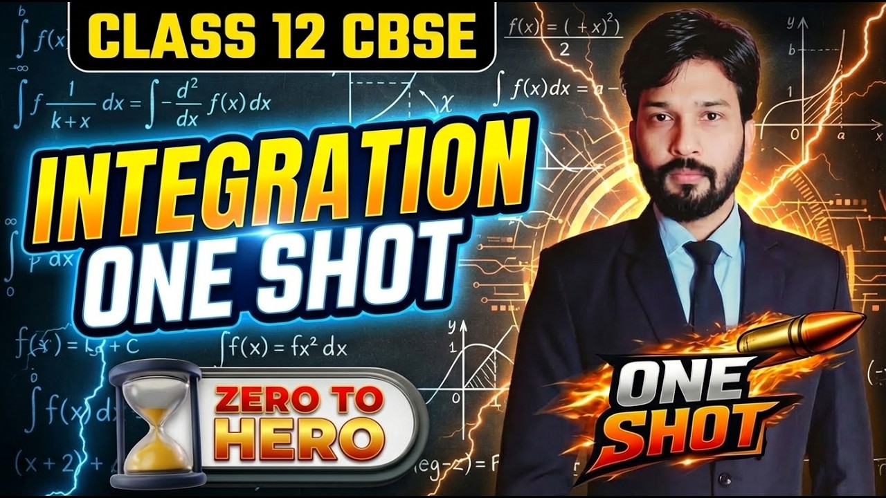 Integration One Shot 🔥 | Zero to Hero | Class 12 CBSE Maths (NCERT +  PYQ)