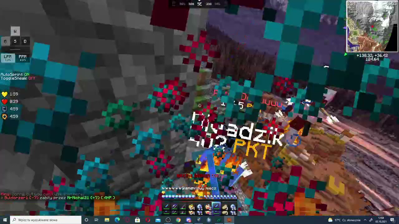 10vs1 na chestpvp craftmc Olofmajster969 na anty