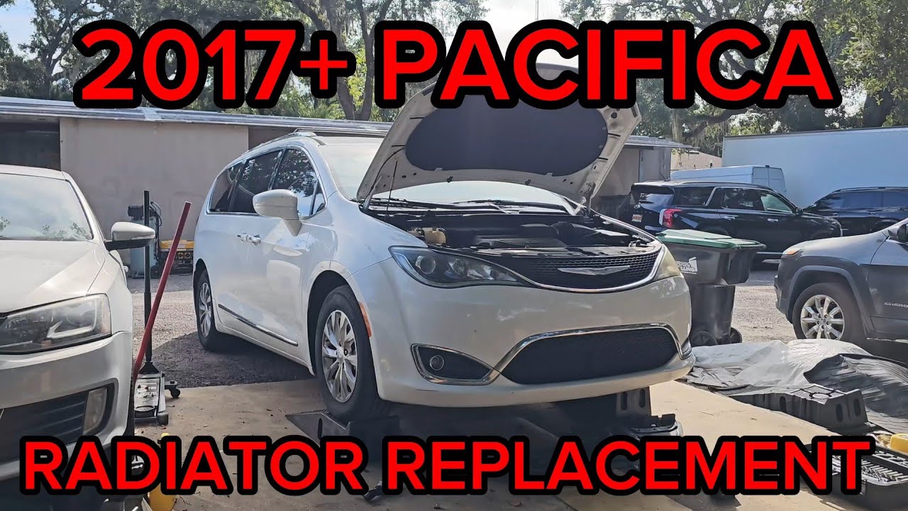 2017 2018 2019 2020 2021 + Замена радиатора Chrysler Pacifica Voyager своими руками
