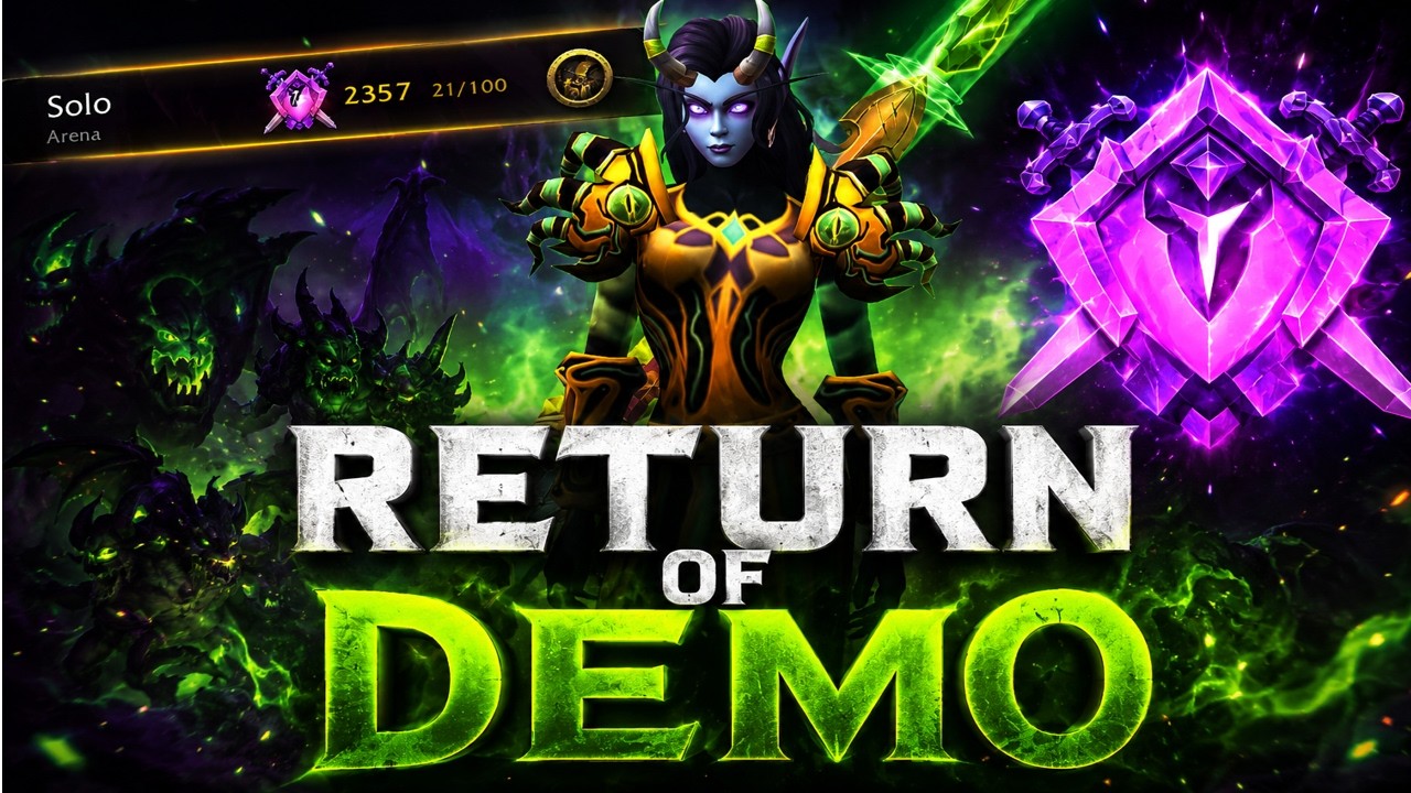DEMO IS SO BACK! | SOLO SHUFFLES | 12.0.5 | BUALOCK