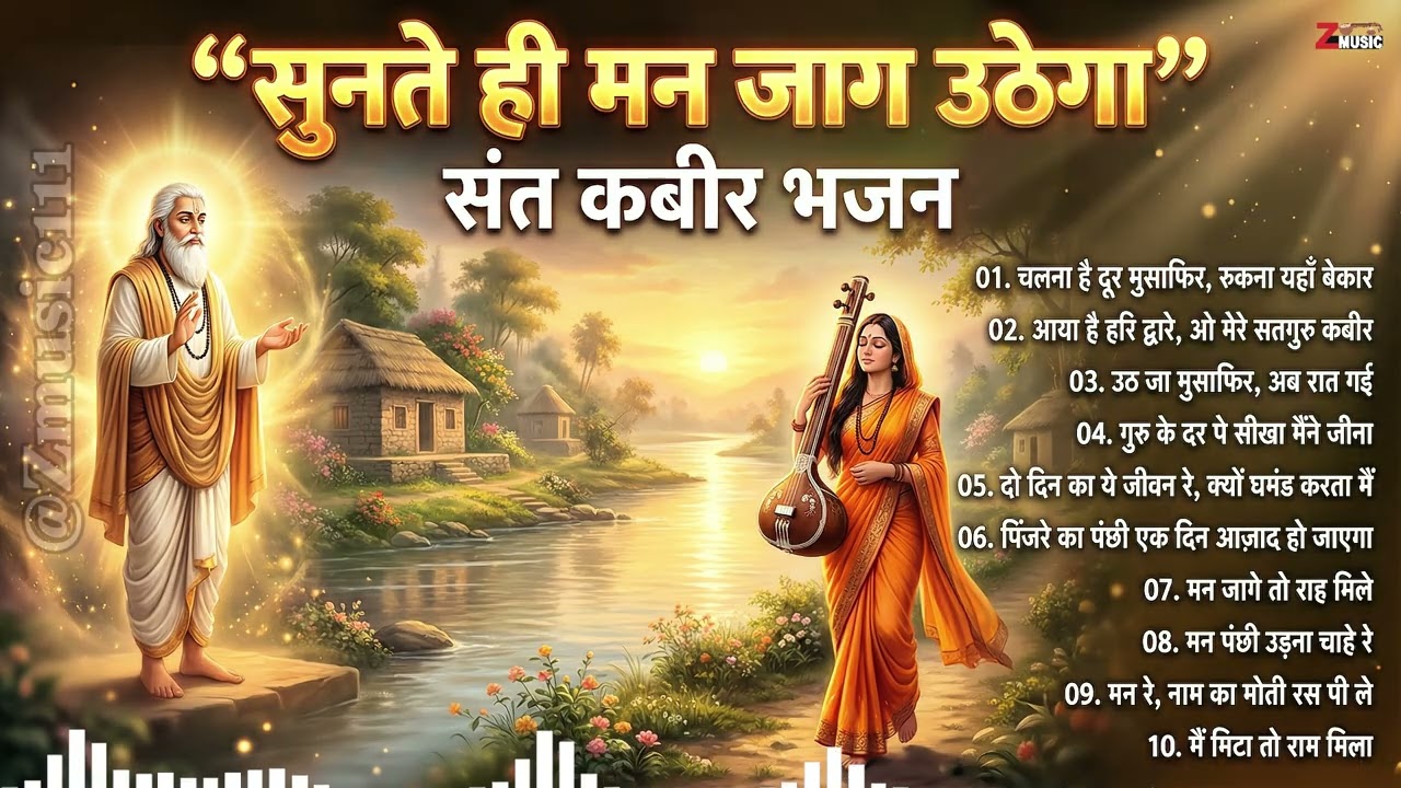 सुनते ही मन जाग उठेगा | Top 10 Sant Kabir Das Bhajan Mashup 2026 | Kabir Bhajan | Kabir Amritvani