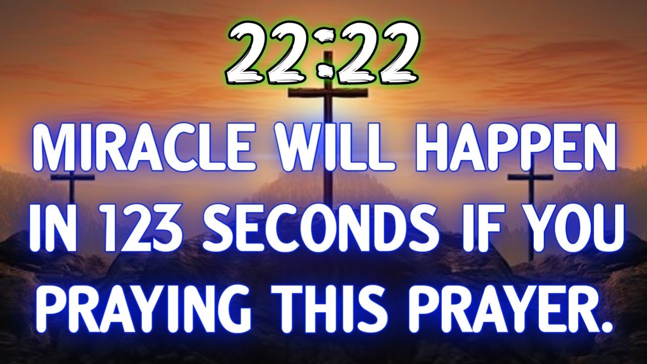 🔴Miracle Will Happen In 123 Seconds If You Praying This Prayer..| God's Message| Prayer Video | #god