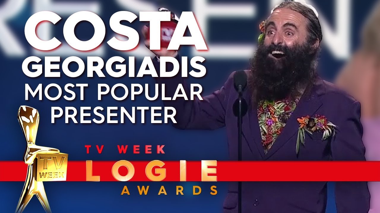 Costa Georgiadis wins Most Popular Presenter | TV Week Logie Awards 2019