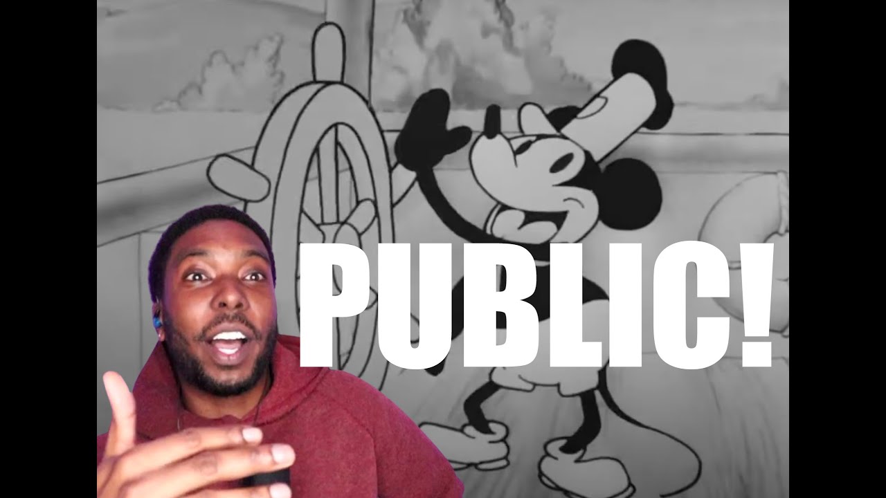 STEAMBOAT WILLIE is Officially PUBLIC DOMAIN (I React to it!)