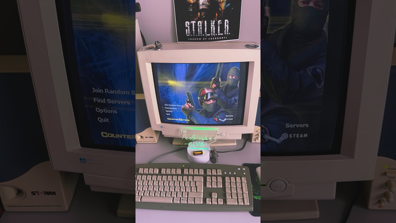 Saved on a CRT. CS 1.6 #throwback #cs16 #counterstrike