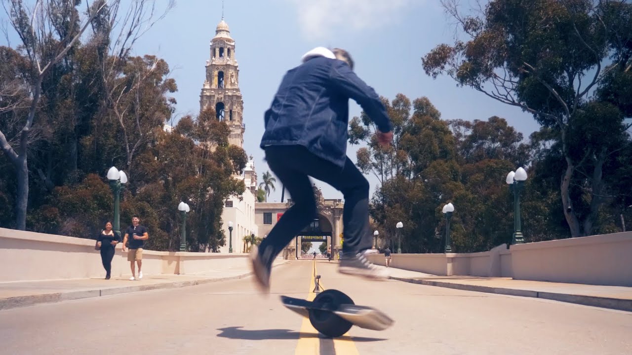 Downtown San Diego Onewheel Ride and Tricks - XR Growler