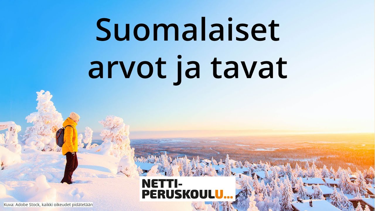 ayk1: Suomalaiset arvot ja tavat (perusopetus)