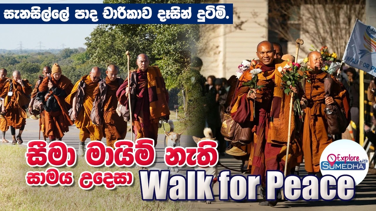 සැනසිල්ලේ පාද චාරිකාව දෑසින් දුටිමි | Beyond All Borders - An Eyewitness to the Walk for Peace