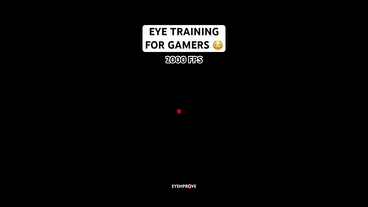 Get Better Aim with this 2000 FPS Eye Training #gaming #shorts