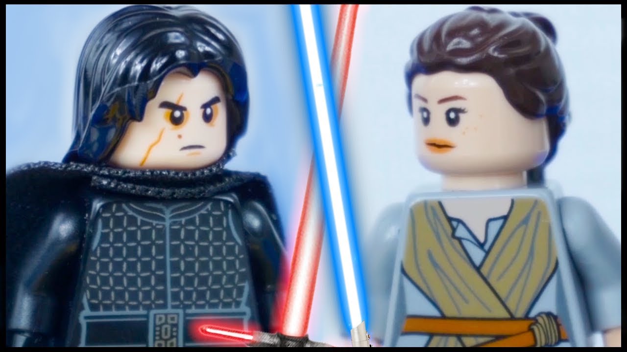 LEGO Star Wars Rey против Kylo Ren STOP MOTION Prison Break (ЧАСТЬ 2) | По LEGO Worlds