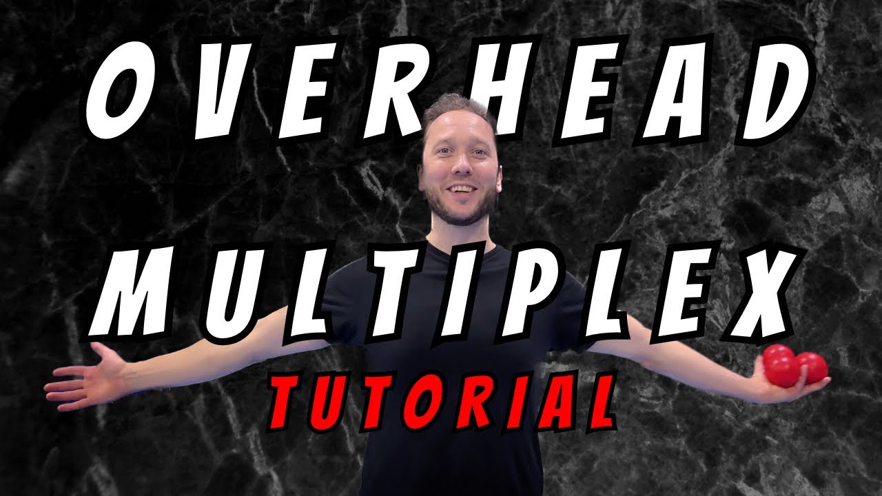 How to do MULTIPLEX throws OVERHEAD 🤹‍♂️ Juggling tutorial with balls