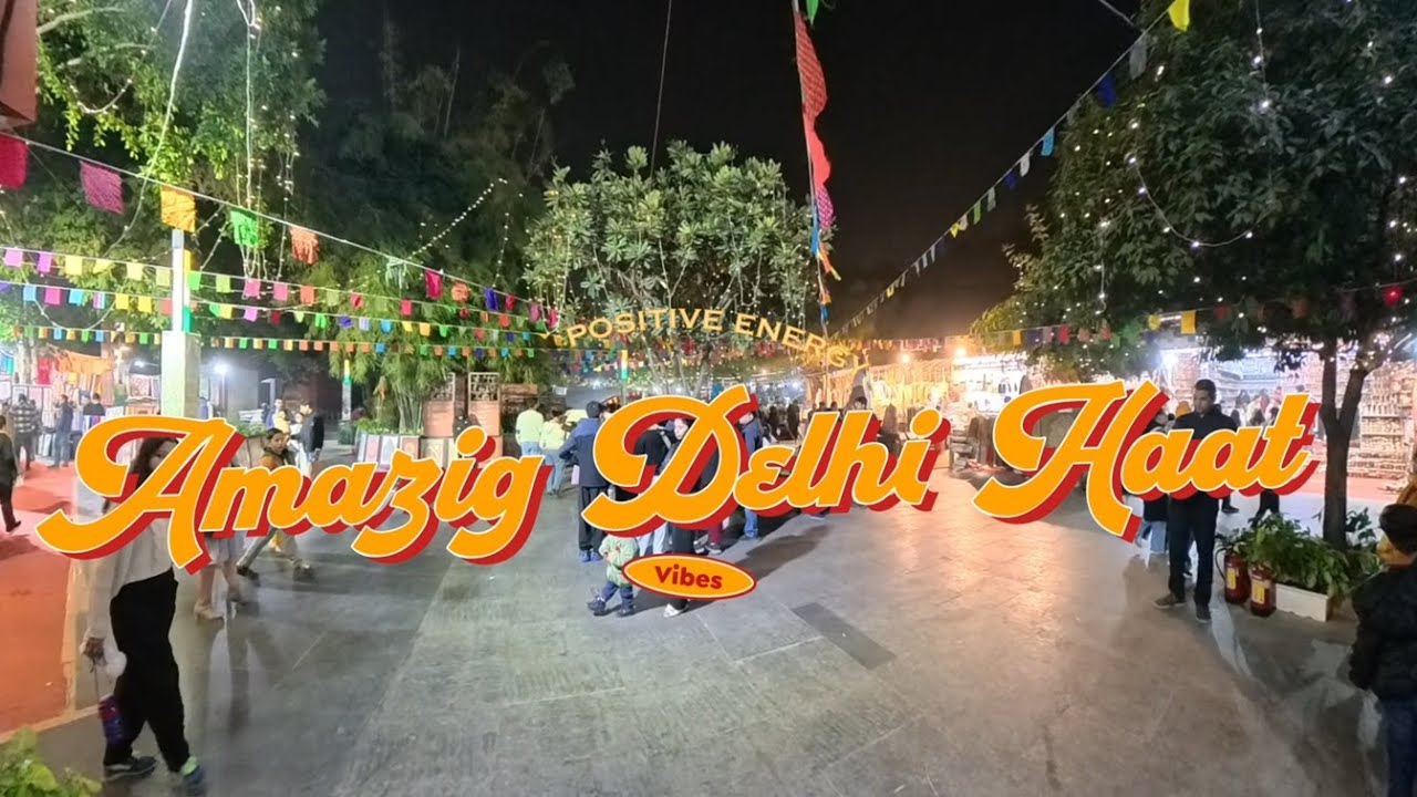 Amazing DELHI HAAT best place for Food & Craft