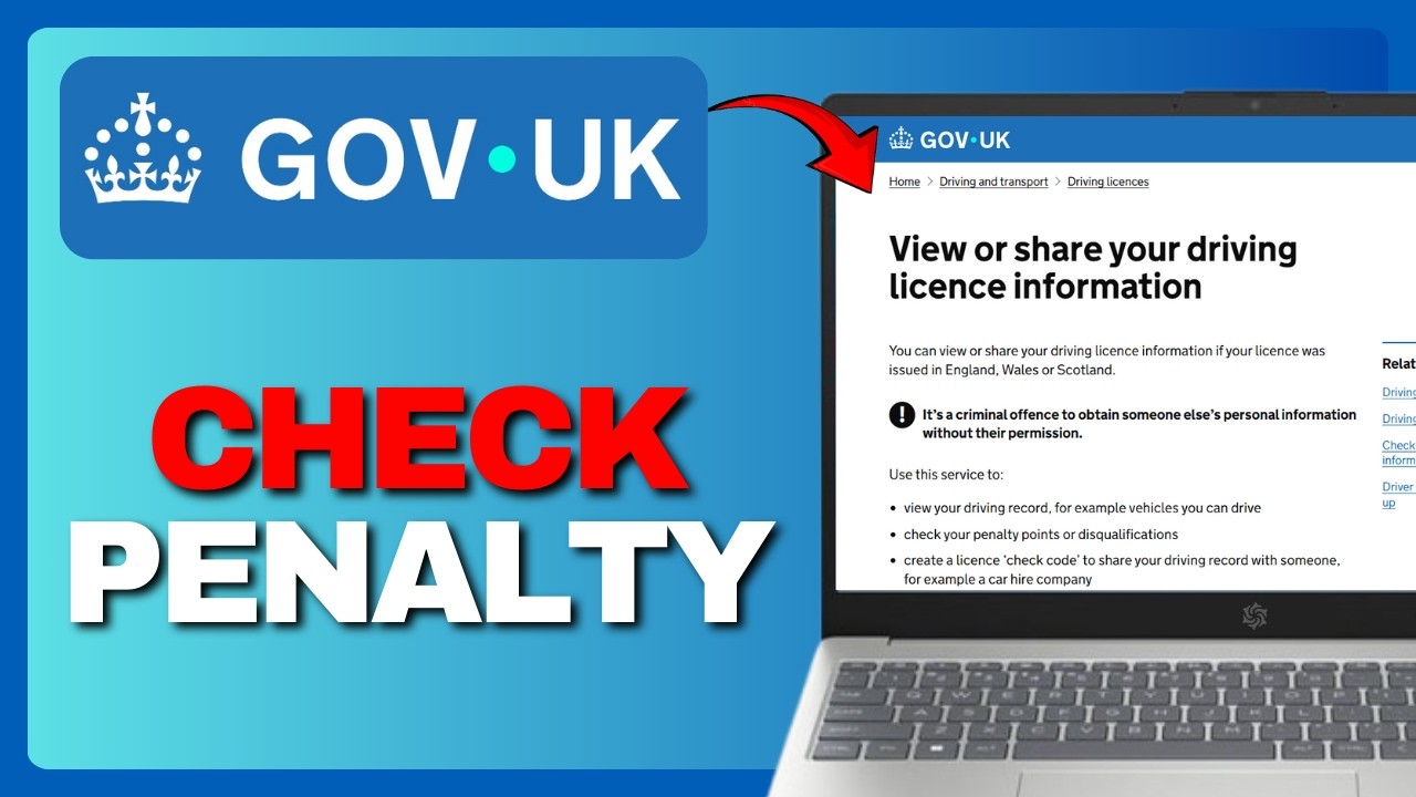 How to Check Penalty Points on Driving Licence UK (Full Guide) 2026!