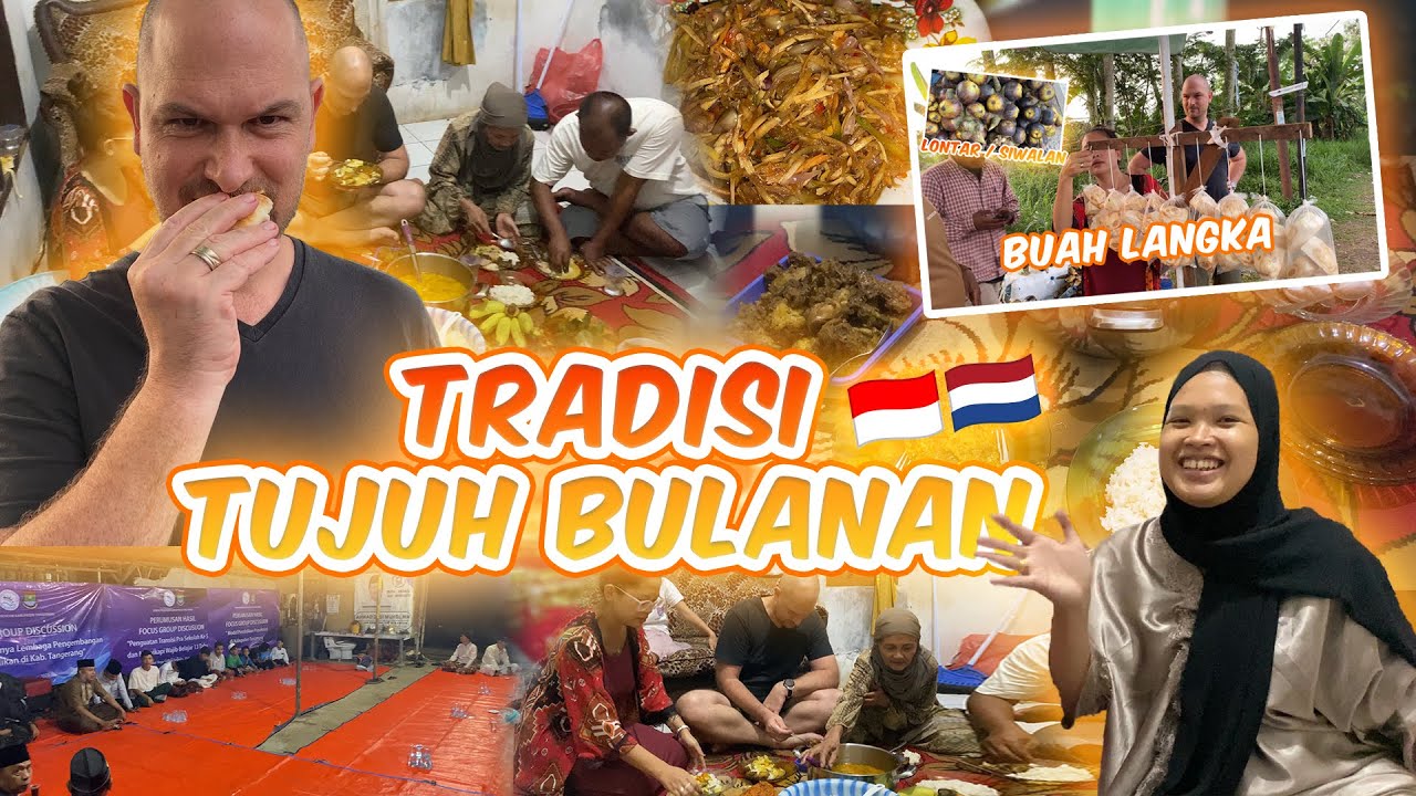 TRADISI BARU UNTUK BAPAK ULUK‼️| 🇮🇩 🇳🇱 Bapak bule pergi ke acara tujuh bulanan saudara di Tangerang