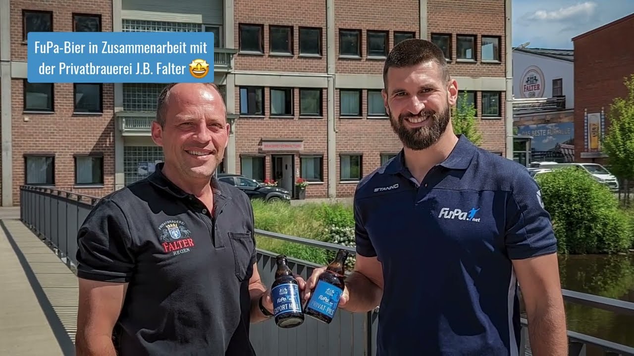 Wir pr&auml;sentieren: FuPa-Bier in Zusammenarbeit mit der Privatbrauerei J.B. Falter🤩🍺