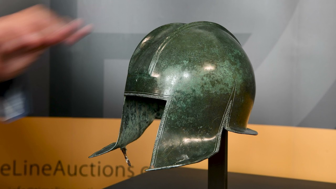 Battle-Speared Illyrian Helmet Lot 0375 With Tim Wonnacott