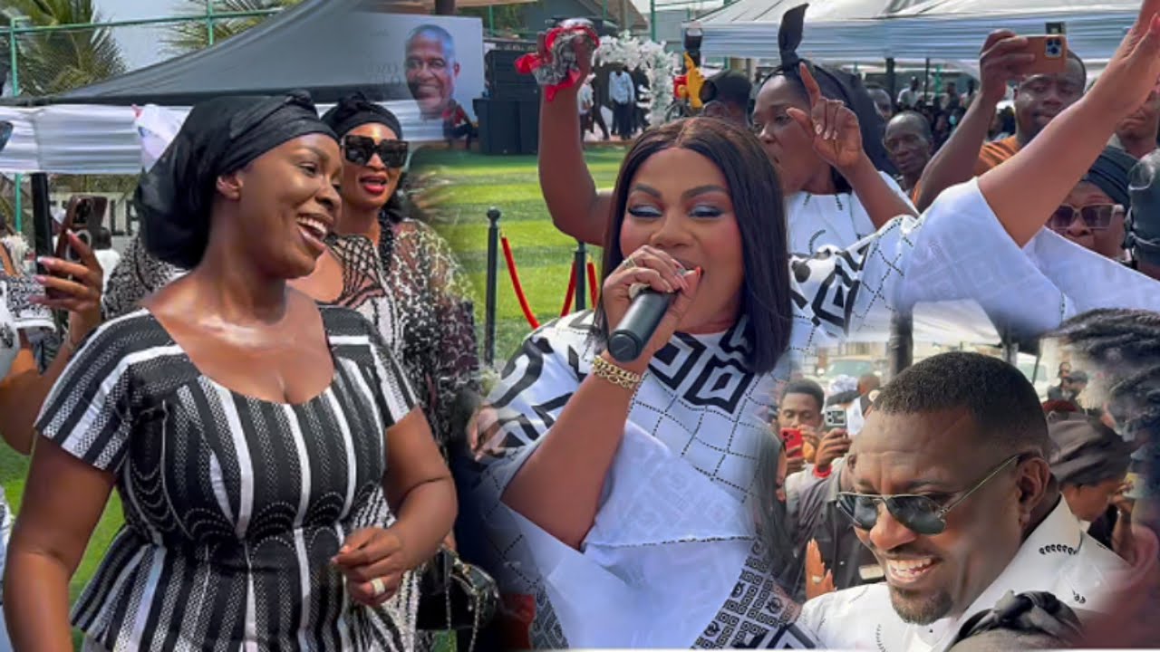 Empress Gifty Performed John Dumelo Father’s Favorite Song and the Children and In-Law on the Floor