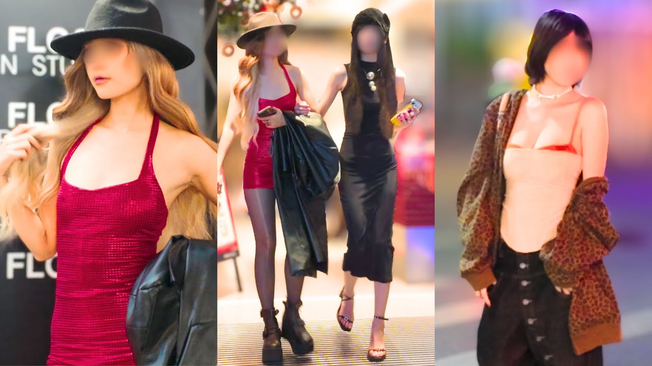 4K China City Walk | 👛Single Beauties Everywhere! Dongshankou Night Walk, Guangzhou.