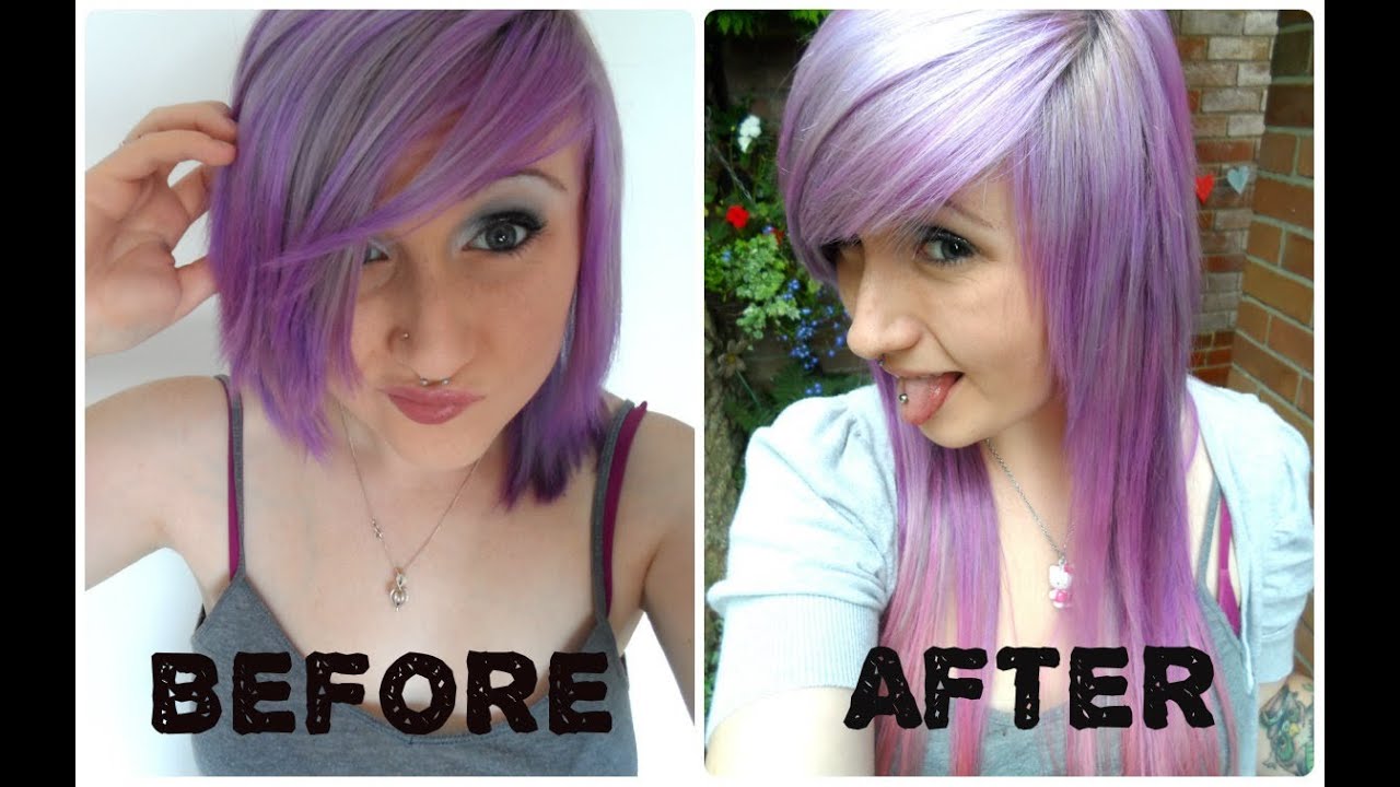 How I Glue In My Hair Extensions.