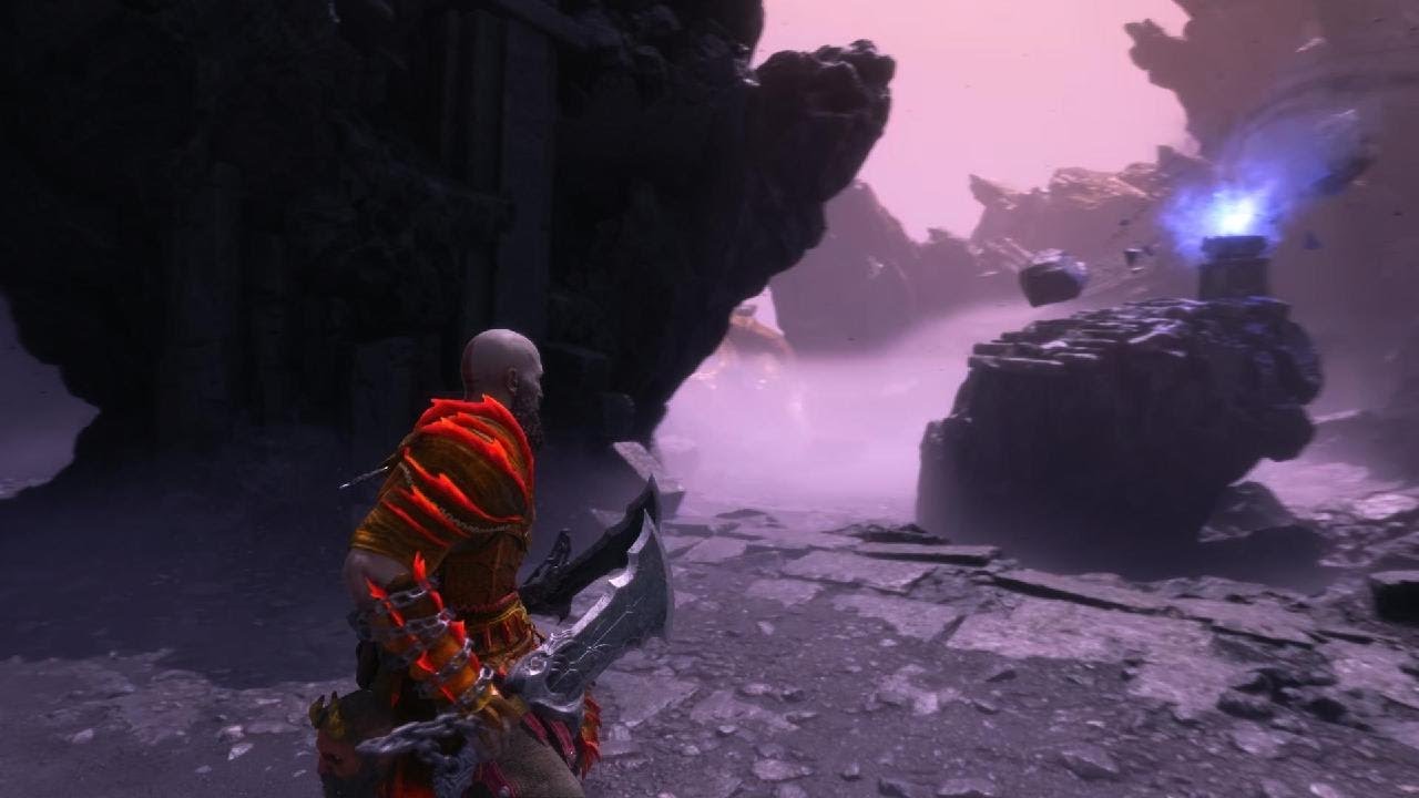 God of War Ragnar&ouml;k Valhalla - Chamber of Rhadamanthus - Nornir Chest Braziers Puzzle (Missing 'R')