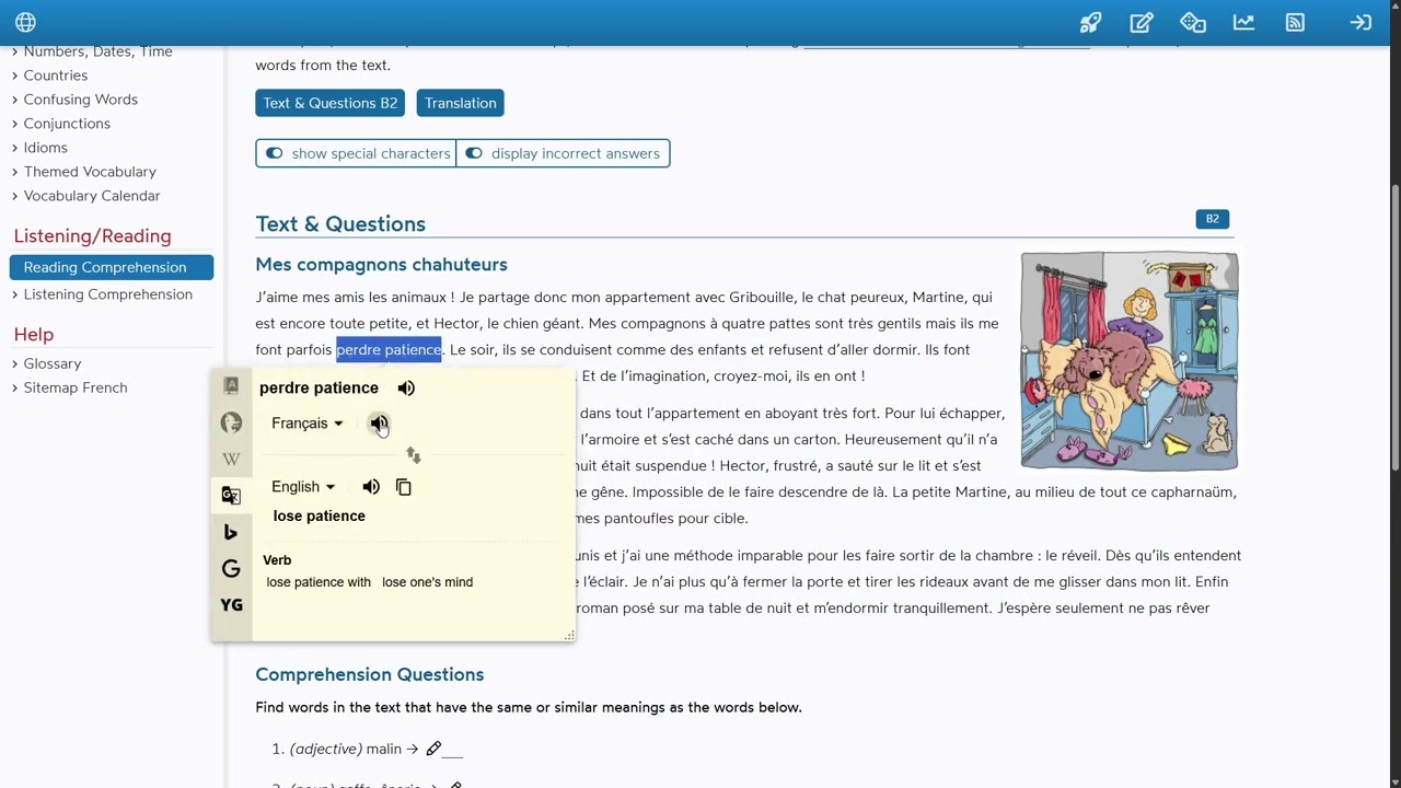 Learning French livestream 04/152025