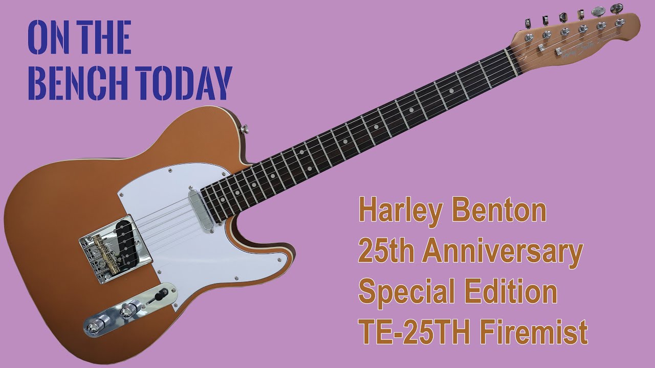 Harley Benton 25th Anniversary TE-25TH Firemist #Fender #harleybenton