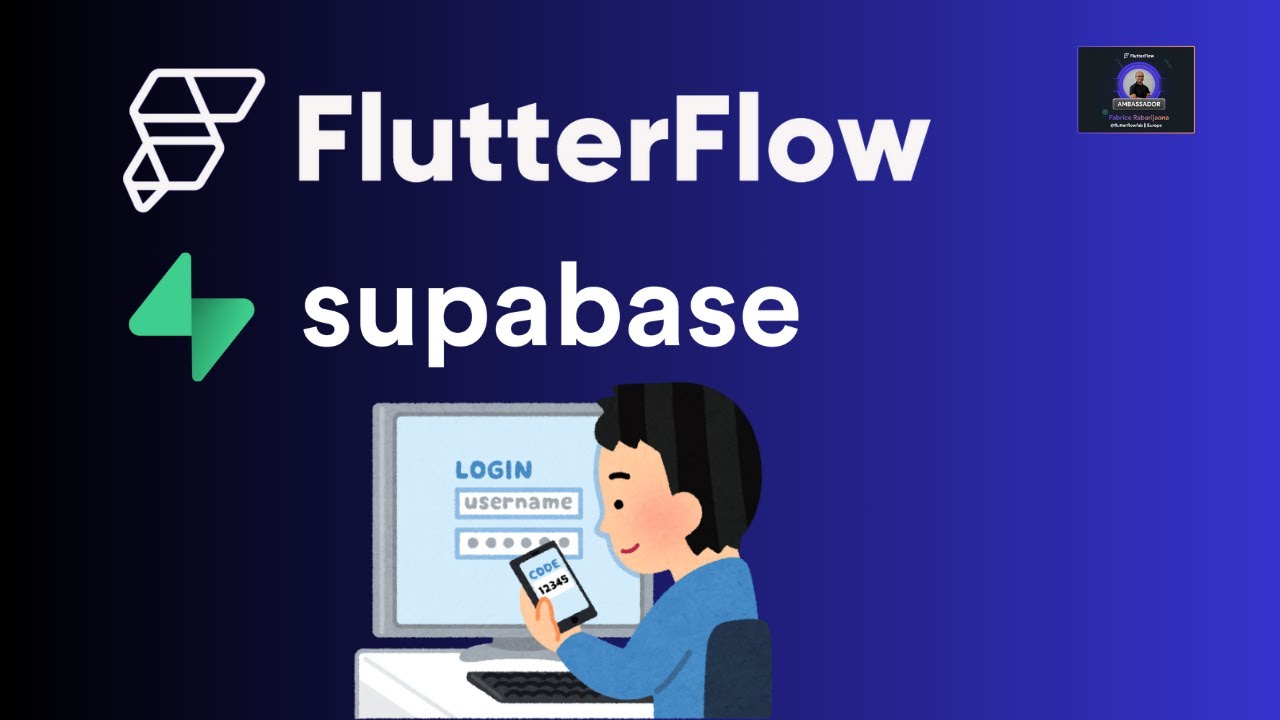 Intégrer l'authentification avec Supabase dans FlutterFlow